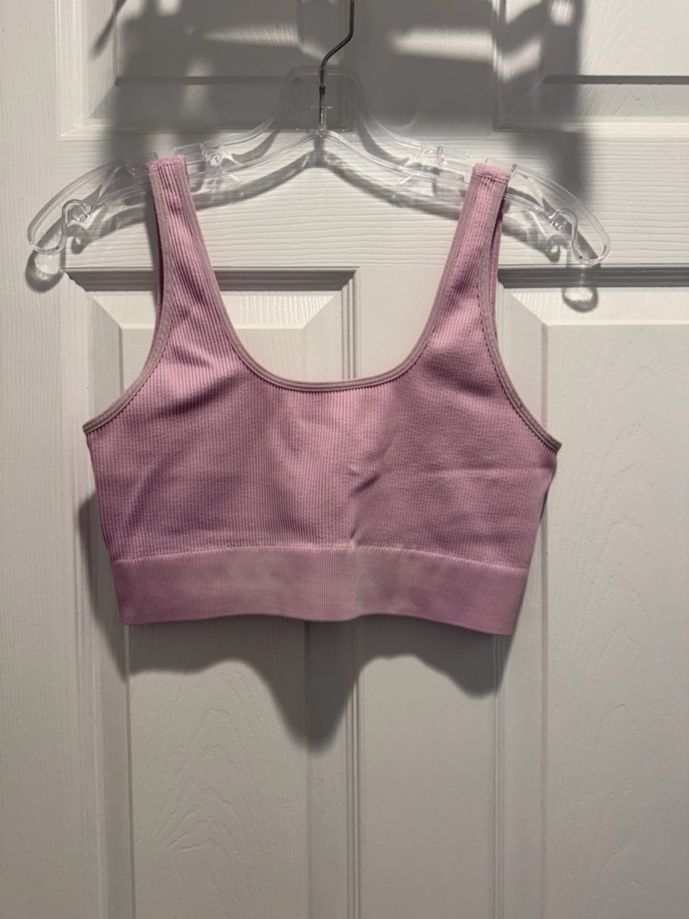Gap Body Pink Ribbed Bralette